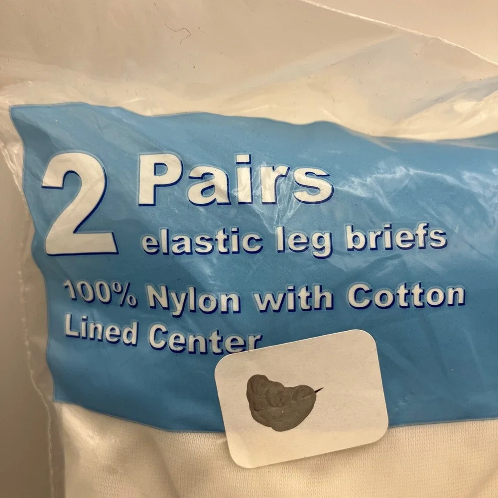 Dixie Belle Ladies Nylon Briefs Size 13 100% Nylon 2 Pairs Per Package  (2 pkgs)